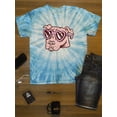 thumbnail image 3 of Pitbull W Heart Sunglasses Tie Dye Cyclone Men -Smartprints Designs, Male Small, 3 of 4