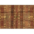thumbnail image 1 of Ahgly Company Indoor Rectangle Abstract Brown Modern Area Rugs, 3' x 5', 1 of 4