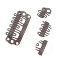 thumbnail image 2 of Unique Bargains 20 Pcs U Shape Snap Wig Hair Clips for Hair Extension Brown, 2 of 5
