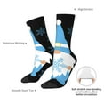 thumbnail image 4 of Vsdgher Christmas Gnome Snowflake Crew Socks for Men & Women, Breathable Casual Athletic Ankle Socks, 4 of 6