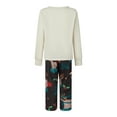 thumbnail image 5 of Elippeo Family Leisure Clothes Set Christmas Reindeer Print Long Sleeve Tops + Pants/ Romper Loungewear Set, 5 of 10