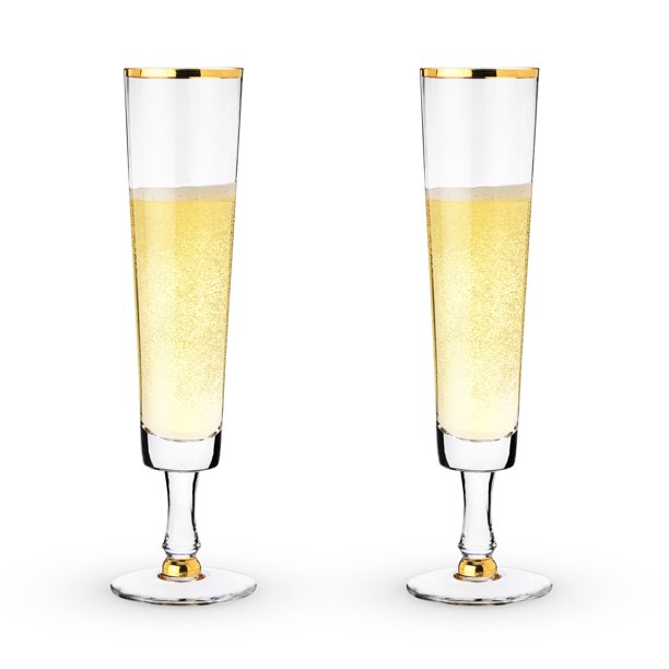 Wedding Champagne Flute Set by Twine®