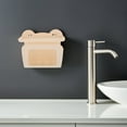 thumbnail image 4 of RENACLIPY 2Pcs Plastic Bathroom Wall Mounted Tissue Box Holder for Kitchen Facial Wipes Storage, 4 of 8