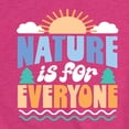 thumbnail image 3 of Instant Message - Earth Day - Nature Is For Everyone - Toddler & Youth Girls Short Sleeve Graphic T-Shirt, 3 of 6