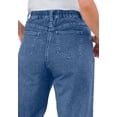 thumbnail image 4 of Woman Within Plus Size Perfect 5-Pocket Back-Elastic Denim Capri, 4 of 4