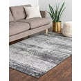 thumbnail image 5 of Unique Loom Del Mar Collection Tapis de Zone - Design Ton sur Ton Inspiré de la Transition Moderne (5 0 x 8 0 Rectangulaire, Gris Foncé/ Gris Clair), 5 of 5