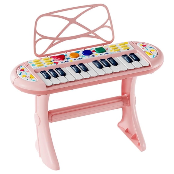 AJZIOJIRO Kids Baby Boys Girls Detachable Keyboard Piano with Tripod,24+ Key Piano Toy Baby Musical Instruments Toys,Simulation Music Toys Gift Toy for 3+