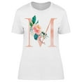 thumbnail image 1 of Letter M, Flower Tee Women's -Image by Shutterstock, 1 of 1