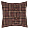 thumbnail image 2 of VHC Brands Abilene Star Quilted Pillow 16x16 Country Bedding Accessory, Burgundy, 2 of 3
