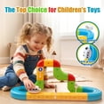 thumbnail image 3 of Sendida Train Set Tracks, Toy Train Race Tracks, 3D Infinity Modular Cube Building Blocks Freely Assembled, STEM Learning Toy of Gifts for Kids Toddlers Boys & Girls, 3 of 8