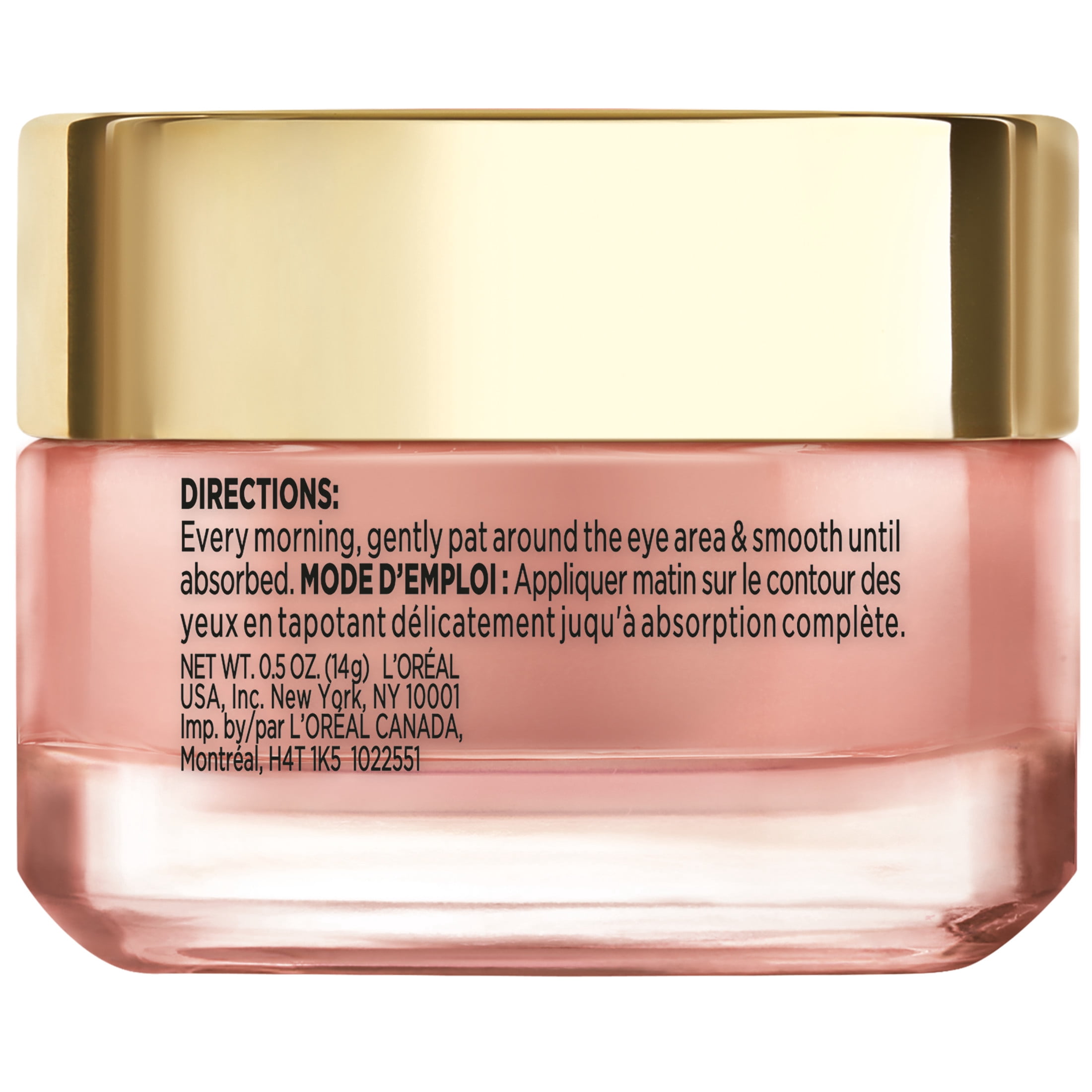 L'Oreal Paris Age Perfect Rosy Tone Brightener Eye Cream, 0.5 fl oz