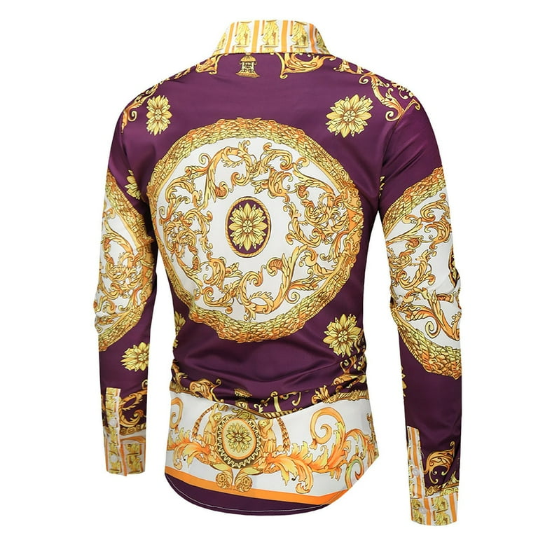 Amazon Xxl Button Up Shirts Zylanna Men's Formal Dress Shirts, Button Long Sleeve Fashionable Print Turn Down Collar Shirts Purple Size XL Amazon Xxl Button Up Shirts Zylanna Men's Formal Dress Shirts, Button Long Sleeve Fashionable Print Turn Down Collar Shirts Purple Size XL