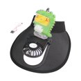 thumbnail image 1 of Sombrero con ventilador de enfriamiento Sombrero para el sol Ventilador incorporado Tres configuraciones Recargable Protección solar dinosaurio negro, 1 of 9