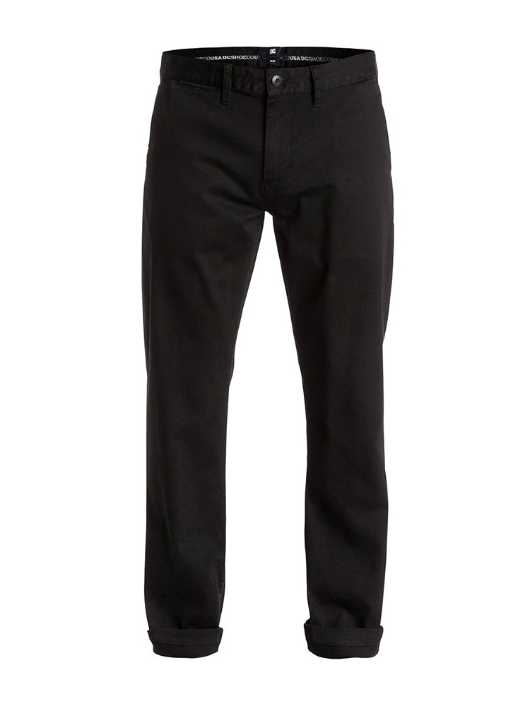 32'' Worker Slim Chino Pants Black 