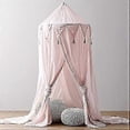 thumbnail image 1 of Children Bed Canopy Grey Round Dome, Nursery Room Decorations.pimk, 1 of 1