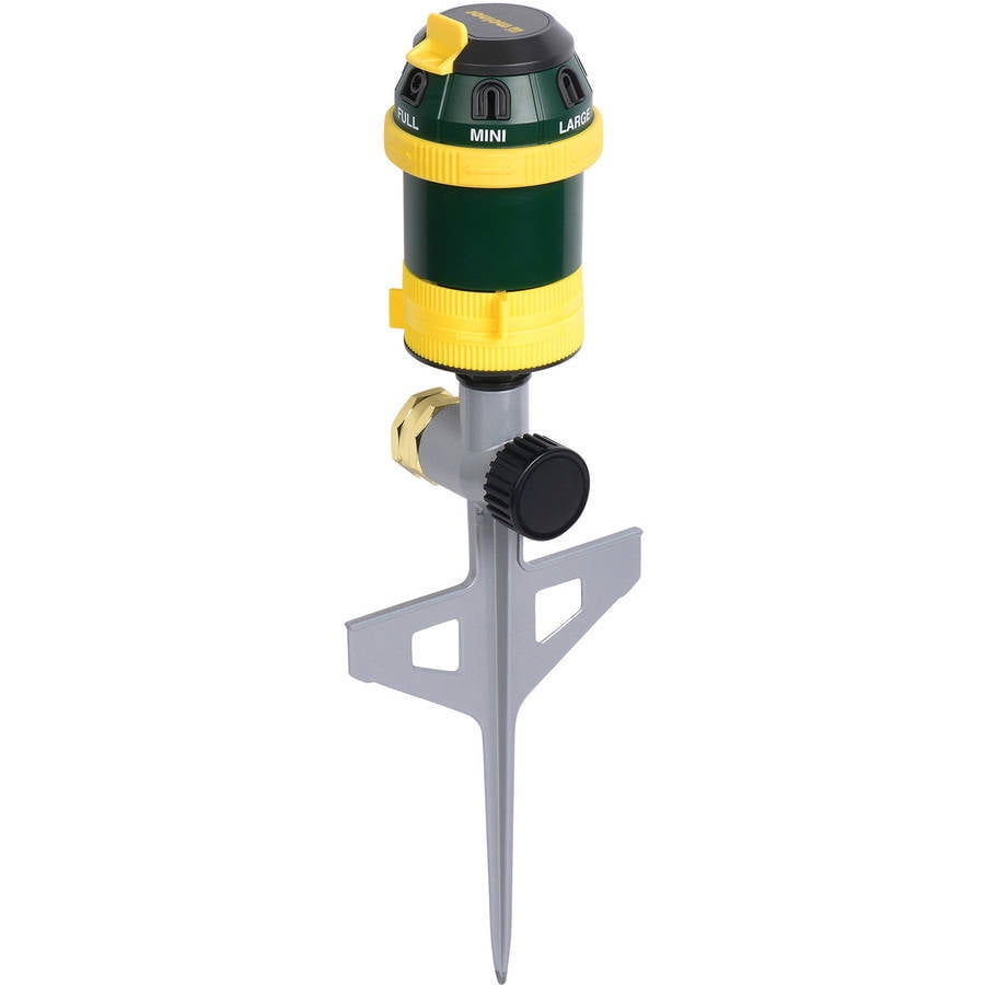Melnor 6-Pattern Rotary Sprinkler with Step Spike by Melnor