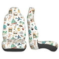 thumbnail image 5 of Haiem Travel1 Printed Car Seat Covers Set of 2, Universal Fit Car Seat Covers,Protective Seat Covers,Comfortable Car Seat Covers, Easy Installation Seat Covers, 5 of 9