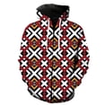 thumbnail image 1 of Sudadera con capucha y cremallera para hombre, estilo étnico exótico retro, estilo hip hop, genial, de gran tamaño, con estampado 3D, chaquetas de manga larga, 1 of 6