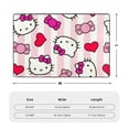 thumbnail image 3 of Hello Kitty Area Rugs, Large Carpet, Washable Rug Mat, Flannel Non-Slip Rugs For Bedroom Living Dining Dorm Room Entryway, Home Decor 72"X48", 3 of 7