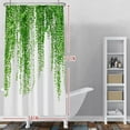 thumbnail image 2 of Lush Vine Plants Shower Curtain Green Leaves Ivy Natural Botanical Decorative for Bathroom Waterproof Fabric with Hooks (36"x72) Bring the Outdoors Inside with Vibrant Greenery, 2 of 6