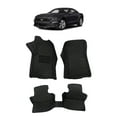 thumbnail image 1 of Custom Fit [Made in USA] All Weather Heavy Duty Full Coverage Floor Mat Floor Protection [Front and Rear] for 2015 2016 2017 2018 2019 2020 Ford Mustang - Black Single Layer, 1 of 4