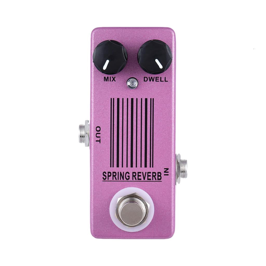 Yihuala Practical Small Guitar Reverbs Pedal Reverbs Effects Box Rich Spatial Depth and Easy to Use Controls