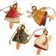 thumbnail image 1 of Adornos navideños de Papá Noel 2022, decoraciones para árboles, ángeles de hojalata voladores bailando (12 por juego), 1 of 4