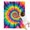 Colorful Rainbow Tie, variant on Colorful Rainbow Tie Dye Spiral Pattern Blanket,Comfortable Soft Flannel Throw Blanket,All Season,Warm Lightweight Blankets for Sofa Bed Couch Living Room Chair,30"x40"