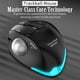 thumbnail image 3 of Rollerball Ratones Ergonómicos Mouse Inalámbrico Rgb Trackball Compatible Con Diente Y 2.4g Modos Duales 8 Botones 4800 Dpi para /windows Computadora Azul, 3 of 9
