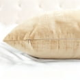thumbnail image 6 of Home Soft Things Textured Velvet Pillow Covers (Set of 2), - Almond Buff - 26" x 26", 6 of 6