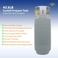 thumbnail image 6 of Flame King Empty Steel Forklift Propane Tank with Built-in Gauge, Rugged-Designed, 43.5 lbs, 6 of 7