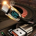 thumbnail image 3 of 120W 6A USB to Type-C Data Cable with Fast Charging, LED Digital Display, Intelligent Power-Off, and Overcharge Prevention for Phones, Nickel-Tungsten Alloy Connector, Nylon Cord Design, 3 of 7
