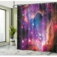 thumbnail image 5 of Ambesonne Cosmos Shower Curtain, Magellanic Cloud Stars, 69"Wx84"L, Purple Blue Orange, 5 of 5