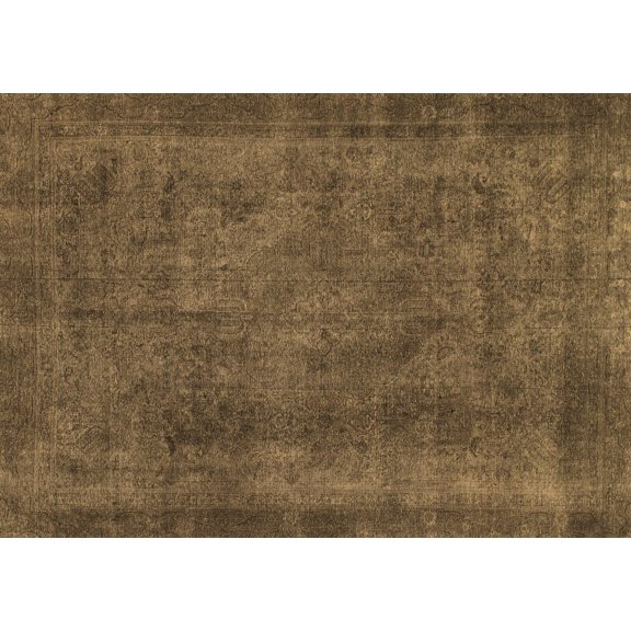 Ahgly Company Indoor Rectangle Abstract Brown Modern Area Rugs, 3' x 5'