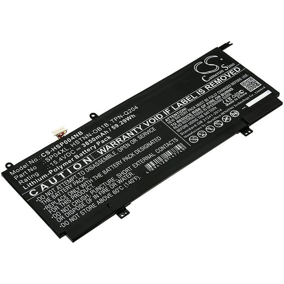 Battery for HP Spectre X360 13 HSTNN-OB1B L28764-005 SP04XL TPN-Q203 TPN-Q204