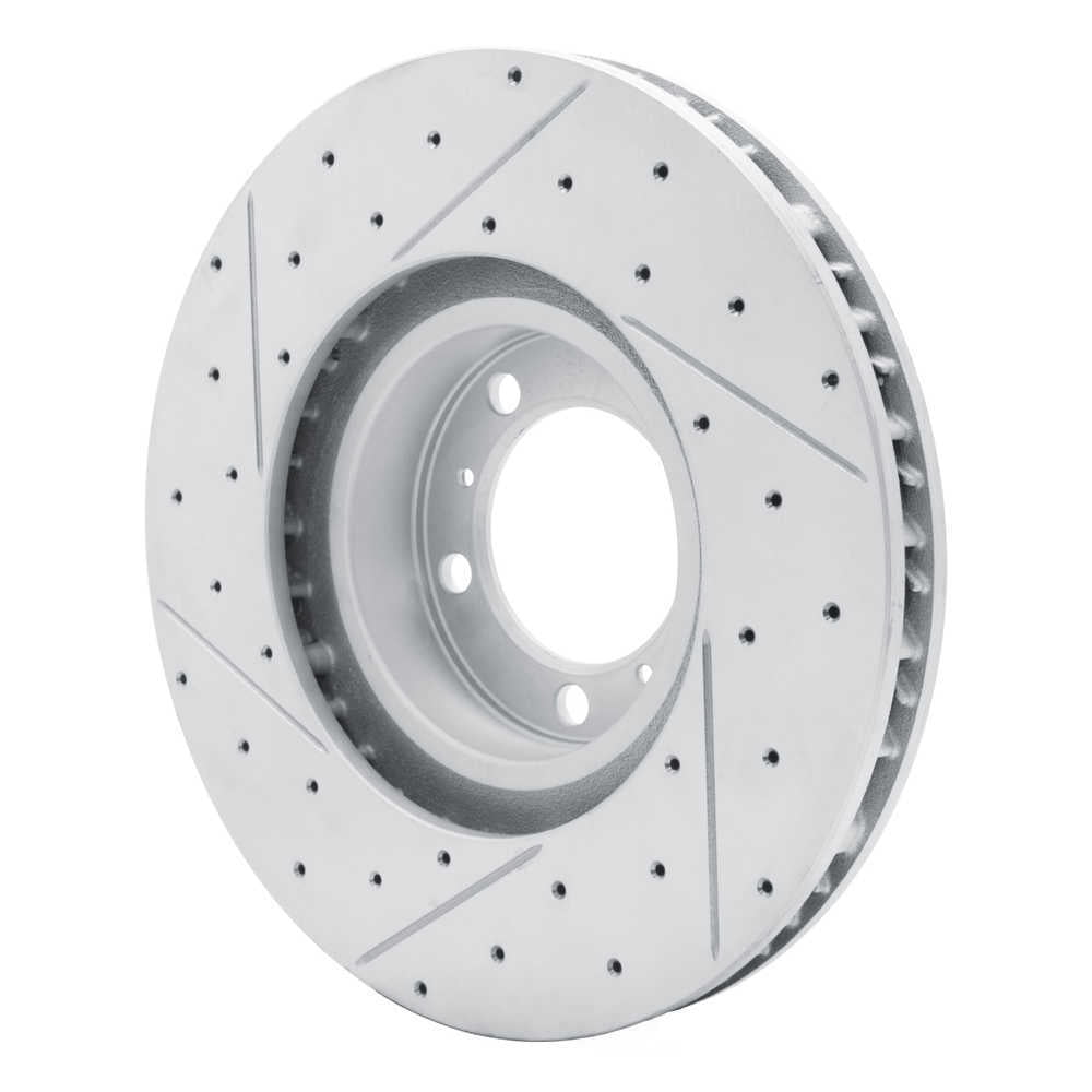 Dynamic Friction Company 830-02085D DFC Geoperformance Rotor - Drilled and Slotted
