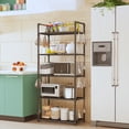 thumbnail image 4 of 5 Tier 66 Lbs/Shelf Capacity Storage Shelves Adjustable Shelving Unit Heavy Duty Storage Rack 50in * 20in(Black), 4 of 10