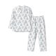 thumbnail image 1 of Balery Playful Polar Bear Pals Pijama para Hombre de Dos Piezas con Manga Larga, Conjunto de Dormir y Descanso Suave con Bolsillos-Large, 1 of 7