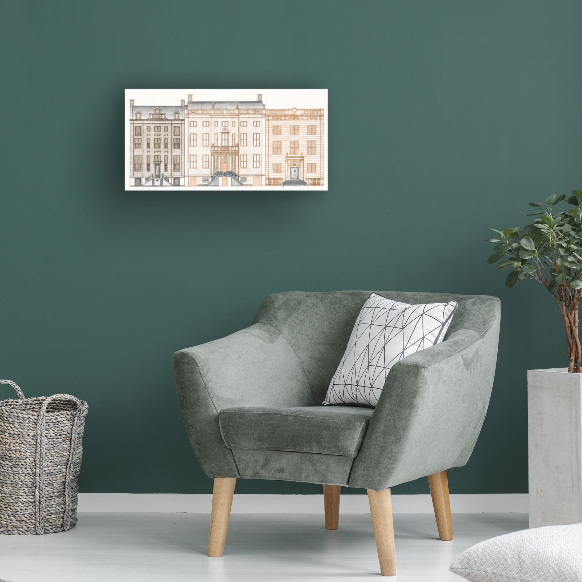 Trademark Fine Art Johan Teyler Amsterdam Canal Houses I Canvas Wall Art