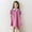Pink, variant on WOYY Infant Girls Short Sleeve Polo Dress Summer Casual Dress, Sizes 1-9
