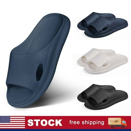 

Elegant Choise Cloud Slippers Women Men Comfort Sandals Pool Bathroom Beach Comfy Slip On Shoes