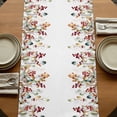 thumbnail image 5 of Table Runners 72 Inches Long Dress Scarves, Eucalyptus Leaves Farmhouse Kitchen/Dining Table Runner, Coffee Tablerunners, Summer Botanical Weeping Watercolor 14x72 Inch, 5 of 9