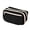 Black, variant on HOMEIORA Large Pencil Case Pouch, Pencil Box Holder Organizer with 4 Compartments, Pen Bag Wide Opening, with A Transparent Compartments - Light Purple, 1 Pack