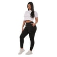 thumbnail image 2 of Thick Fleece Lined Sweatpants - Heather Black, 2 of 9