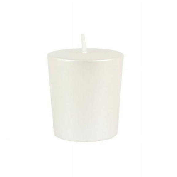 12 Piece Pearl White Votive Candles
