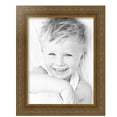 thumbnail image 2 of ArtToFrames 13" x 17" Wide Gold with Green Tones Picture Frame, 13x17 inch Gold Wood Poster Frame (WOM-5078), 2 Pack, 2 of 6