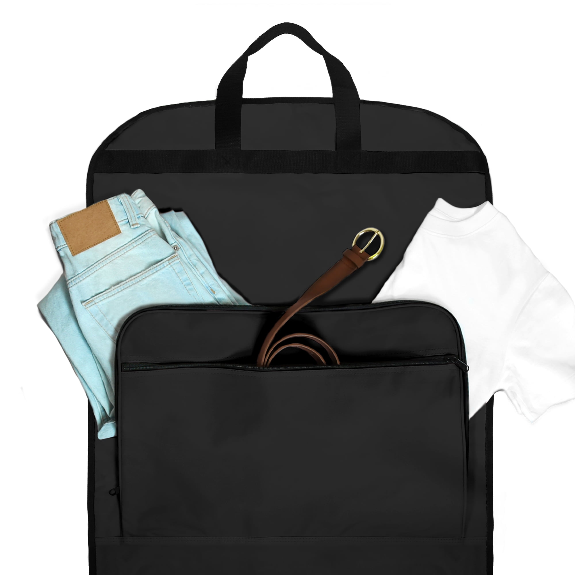 DALIX 60" Professional Garment Bag Cover for Suits Pants and Gowns Dresses (Foldable)