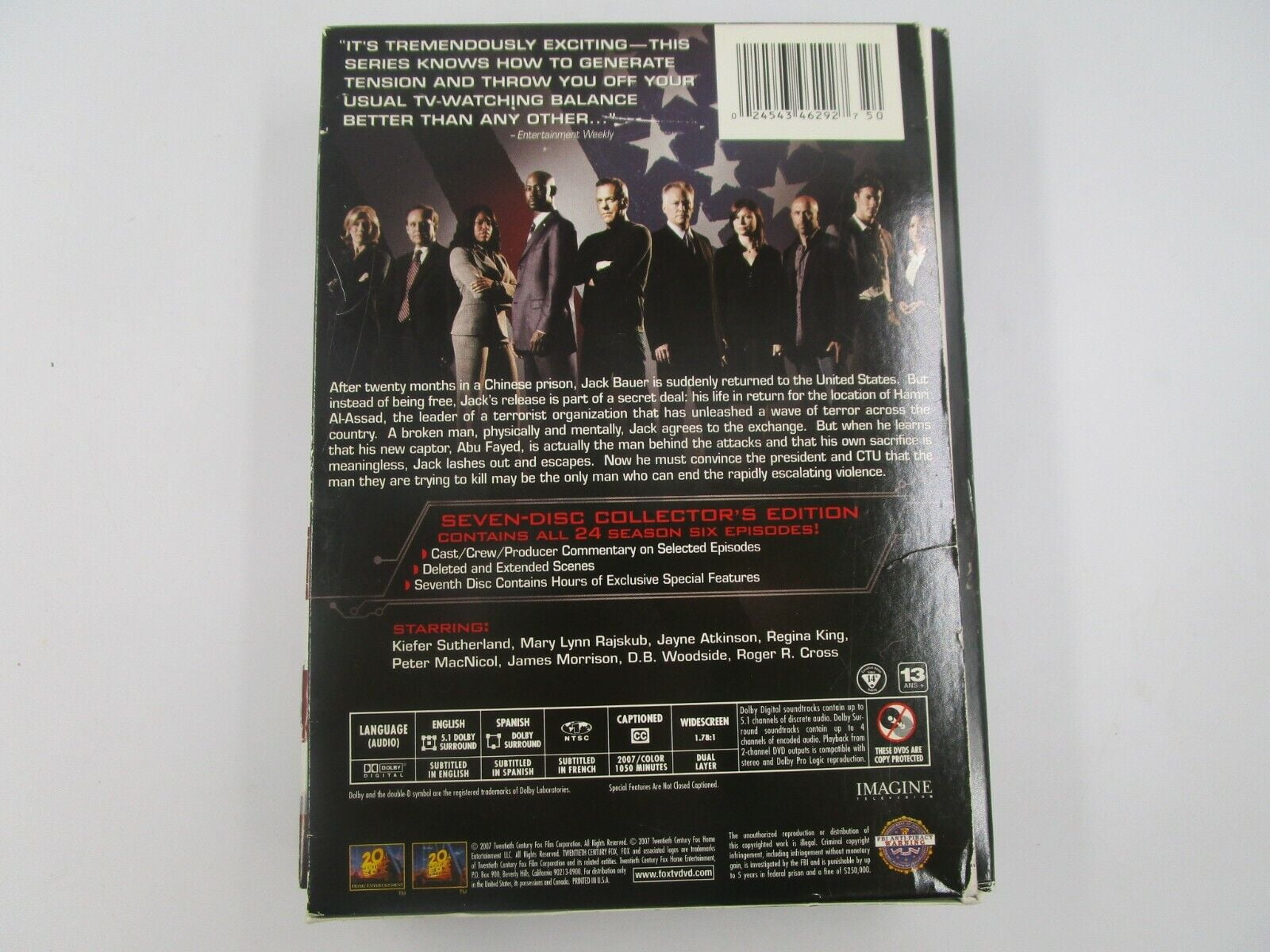 Amazon.com: 24 - TWENTY FOUR - Season 8 (SEASONS Compact Box