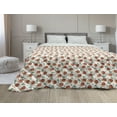 thumbnail image 1 of Snail Down Alternative Comforter, Monochromatic Hand Drawn Nautical Sandy Beach Related Spiral Helix Shells, Microfiber Quilt for All Season, 5 Sizes, White Charcoal Grey, by Ambesonne, 1 of 3