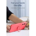 thumbnail image 3 of Kickstand Case Compatible with iPhone 13 Pro, Soft Silicone Protective Case Cover with 360°Rotatable Ring Holder (Rose, iPhone 13 Pro), 3 of 14